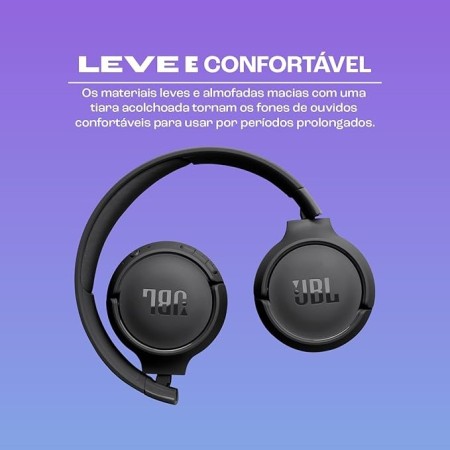 JBL, Fone de Ouvido On ear, Tune 520BT - Preto