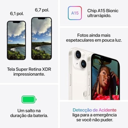 Apple iPhone 14 (128 GB) – Roxo